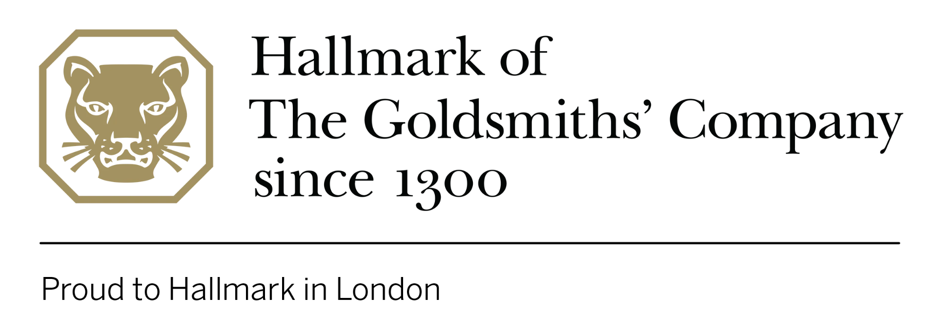 Hallmark of The Goldsmiths' Company since 1300 — Proud to Hallmark in London
